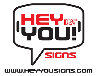 HEY YOU! SIGNS WWW.HEYYOUSIGNS.COM logo