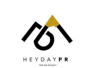 HEYDAY PR, "FOR THE ATHLETE" logo