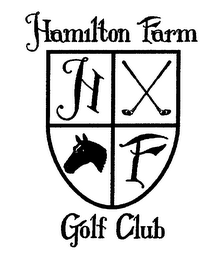 HF HAMILTON FARM GOLF CLUB logo
