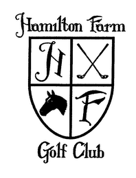 HF HAMILTON FARM GOLF CLUB logo