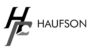 HF HAUFSON logo