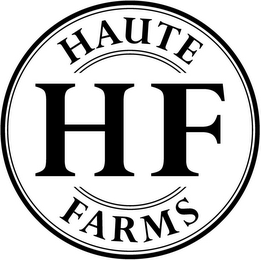 HF HAUTE FARMS logo