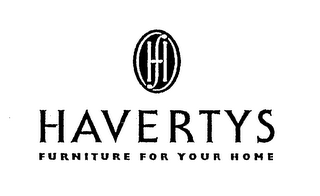 HF HAVERTYS FURNITURE FOR YOUR HOME logo