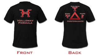 HF HOLLOWAY FORMULA EXPLOSION SPEED POWER PERFORMANCE logo