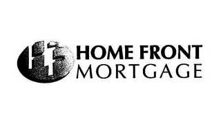 HF HOME FRONT MORTGAGE logo