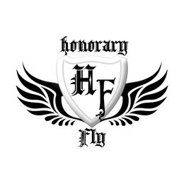 HF HONORARY FLY logo