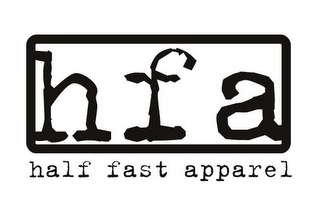 HFA HALF FAST APPAREL logo