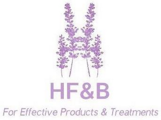 HF&B EFFECTIVE PRODUCTS & TREATMENTS logo