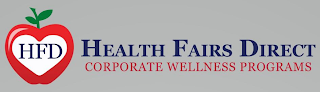 HFD HEALTH FAIRS DIRECT CORPORATE WELLNESS PROGRAMS logo