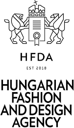 HFDA EST 2018 HUNGARIAN FASHION AND DESIGN AGENCY logo