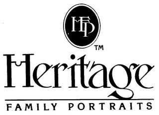 HFP HERITAGE FAMILY PORTRAITS logo