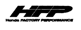 HFP HONDA FACTORY PERFORMANCE logo