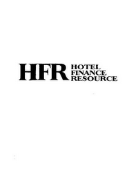 HFR HOTEL FINANCE RESOURCE logo