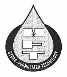 HFT HYDRO-FORMULATED TECHNOLOGY logo