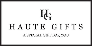 HG HAUTE GIFTS A SPECIAL GIFT FOR YOU logo