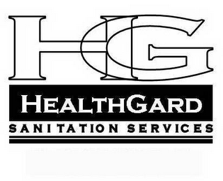 HG HEALTHGARD SANITATION SERVICES logo