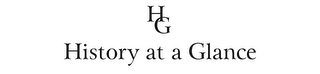 HG HISTORY AT A GLANCE logo