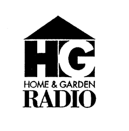 HG HOME & GARDEN RADIO logo