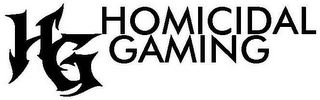 HG HOMICIDAL GAMING logo