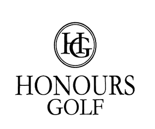 HG HONOURS GOLF logo