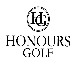 HG HONOURS GOLF logo