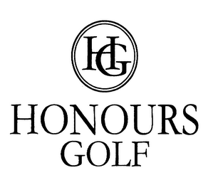 HG HONOURS GOLF logo
