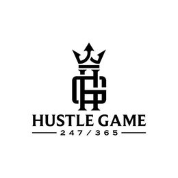 HG HUSTLE GAME 247/365 logo