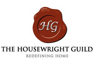 HG THE HOUSEWRIGHT GUILD REDEFINING HOME logo