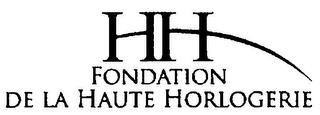 HH FONDATION DE LA HAUTE HORLOGERIE logo