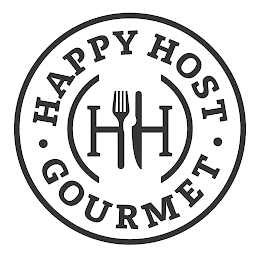 HH · HAPPY HOST ·  GOURMET logo