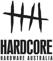 HH HARDCORE HARDWARE AUSTRALIA logo