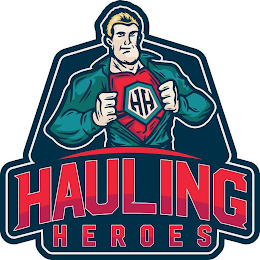 HH HAULING HEROES logo