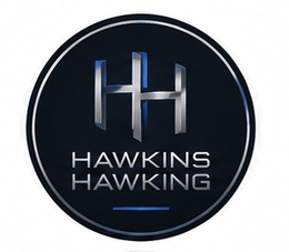 HH HAWKINS HAWKING logo