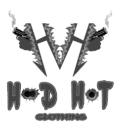 HH HOOD HOT CLOTHING logo