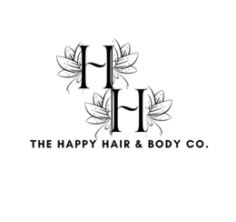 HH THE HAPPY HAIR & BODY CO. logo
