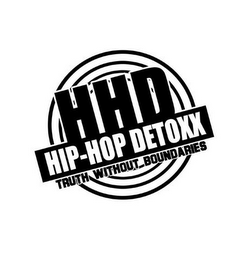 HHD HIP-HOP DETOXX TRUTH WITHOUT BOUNDARIES logo