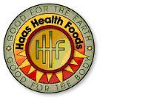 HHF HAAS HEALTH FOODS GOOD FOR THE EARTH GOOD FOR THE BODY logo