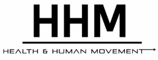 HHM HEALTH & HUMAN MOVEMENT logo