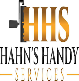 HHS HAHN'S HANDY SERVICES logo
