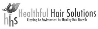 HHS HEALTHFUL HAIR SOLUTIONS CREATING AN ENVIRONMENT FOR HEALTHY HAIR GROWTH logo