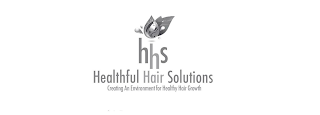 HHS HEALTHFUL HAIR SOLUTIONS CREATING AN ENVIRONMENT FOR HEALTHY HAIR GROWTH logo