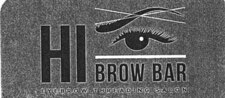 HI BROW BAR EYEBROW THREADING SALON logo