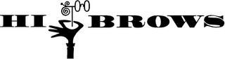 HI BROWS logo