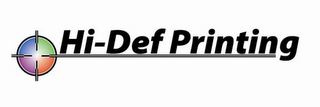 HI-DEF PRINTING logo