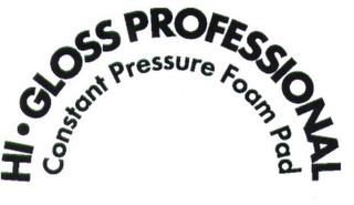 HI GLOSS PROFESSIONAL CONSTANT PRESSURE FOAM PAD logo