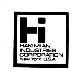 HI HAKIMIAN INDUSTRIES CORPORATION NEW YORK, USA logo