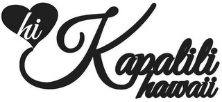 HI KAPALILI HAWAII logo