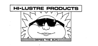 HI-LUSTRE PRODUCTS DEFIES THE SUN logo