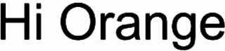 HI ORANGE logo