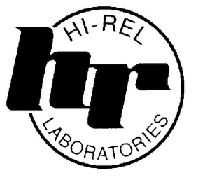 HI-REL HR LABORATORIES logo
